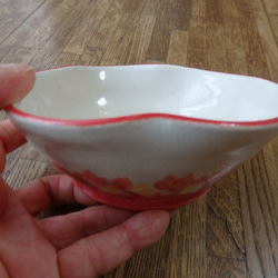 陶器　梅の花型　小鉢 3枚目の画像