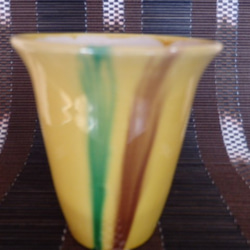 磁器　フリーカップ　唐三彩 3枚目の画像
