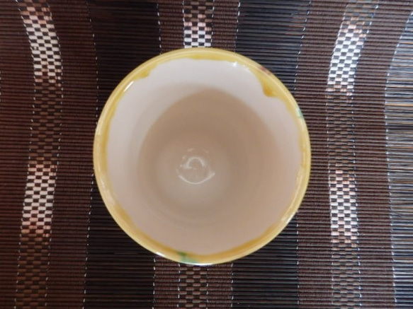 磁器　フリーカップ　唐三彩 5枚目の画像