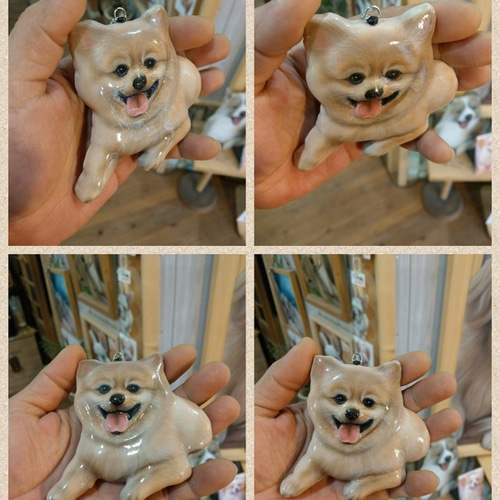 ワンちゃん・ネコちゃん (3D リアル 立体) 木製オーダーペット