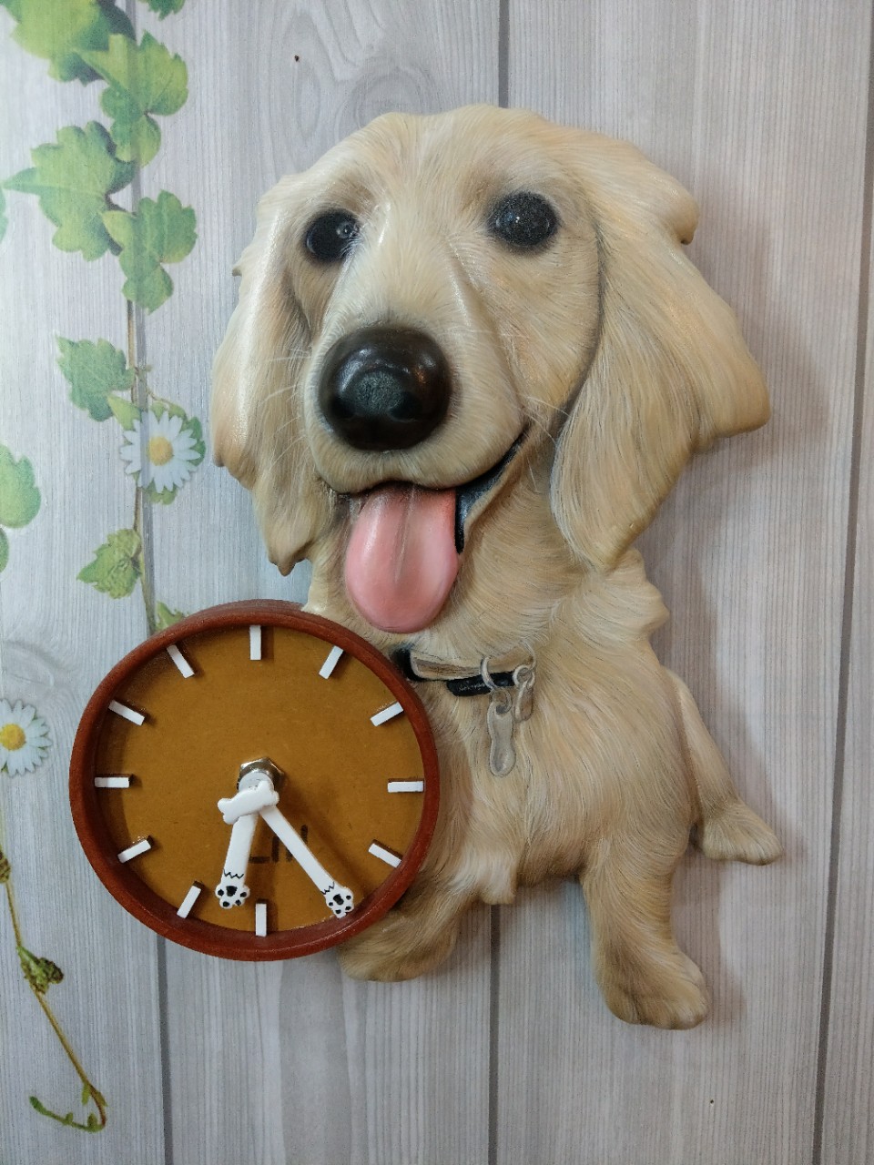 可愛い　犬　壁掛け　立体