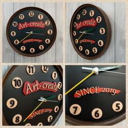 壁掛け時計 オーダーメイド オリジナル時計 プレゼント お祝い サプライズ おもしろ時計 渋い時計 4枚目の画像