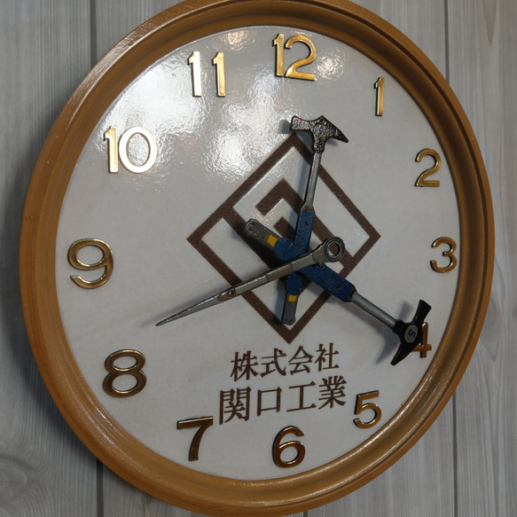 壁掛け時計 オーダーメイド オリジナル時計 プレゼント お祝い サプライズ おもしろ時計 渋い時計 7枚目の画像