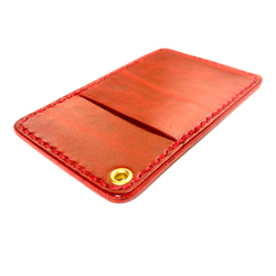 ≪現品処分セール≫ルガトーオリジナルカードケース赤レッドゴールド 2枚目の画像