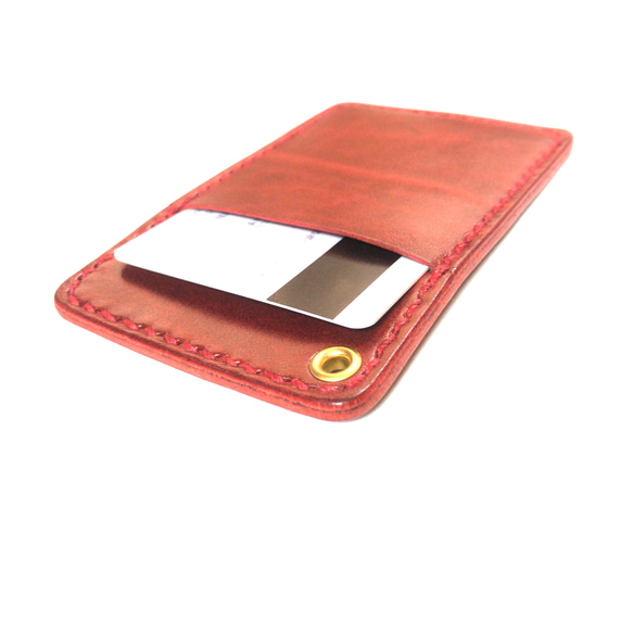≪現品処分セール≫ルガトーオリジナルカードケース赤レッドゴールド 3枚目の画像