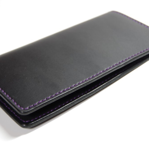 新品 箱付 アニエスベーオム メタル「レザール」バイカラー フラップ長財布 黒紫 楽天市場】ロエベ ラウンドファスナー 長財布 ブラック 黒 パープル 紫