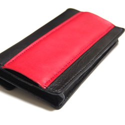 ≪現品処分セール≫汎用ベルト用携帯ケース黒赤色 4枚目の画像