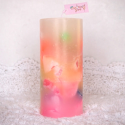 meltingpot candle♡ホワイト/蛍光カラフル16 3枚目の画像