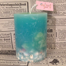 *貝殻入りビーチキャンドル meltingpot candle* 3枚目の画像