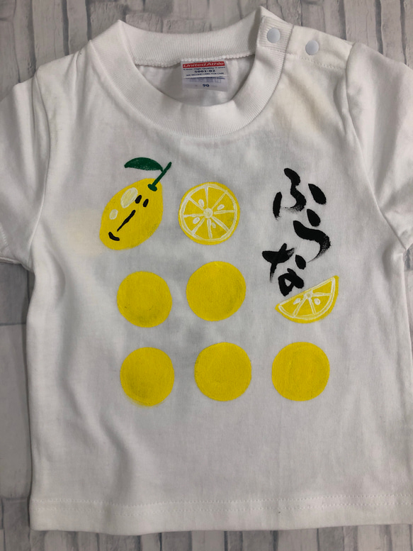 レモンちゃんお名前Ｔシャツ 2枚目の画像