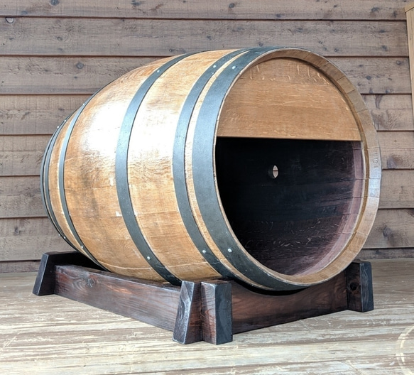 ワイン樽 ペットハウス 高級樽 犬小屋 猫 古材 その他家具 アトリエ