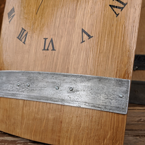 ワイン樽 掛け時計 高級オーク材 掛け時計・置き時計 アトリエ malon