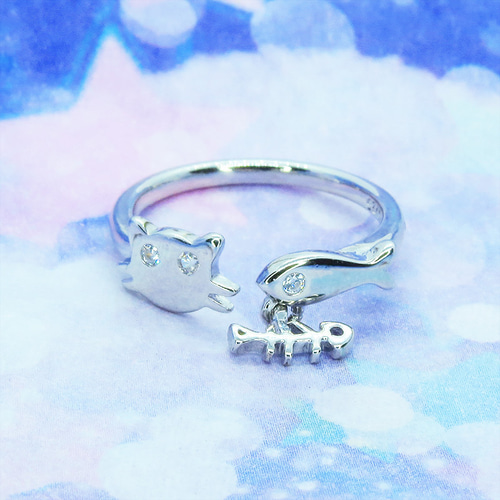 かわいい～超美品★4℃のシルバー指輪　10号　淡水パール&キュービック　リング かわいい～超美品☆4℃のシルバー指輪 10号 淡水パール