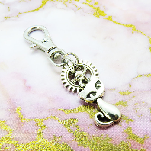 ヨウジ ヤマモト キーホルダー チャーム シルバー アンティーク yohji yamamoto - GOTHIC YOHJI YAMAMOTO WOLF DAGGER PENDANT