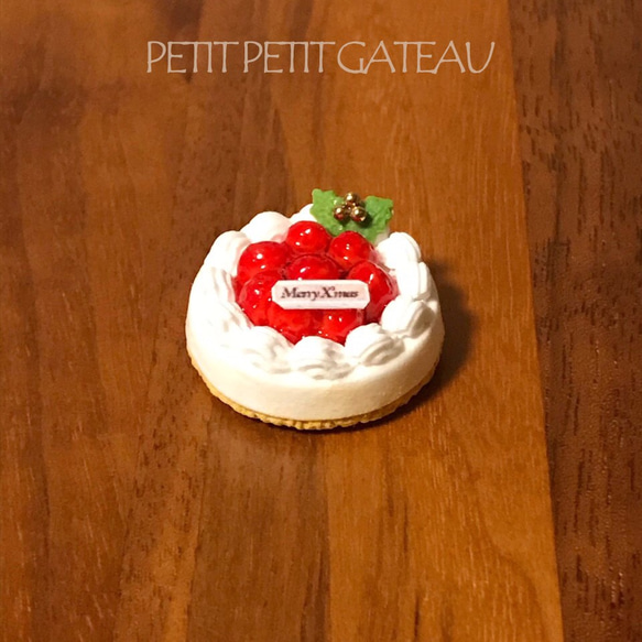 【受注生産】ミニチュアクリスマスケーキ 4枚目の画像
