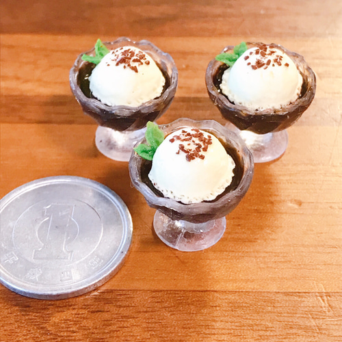 受注生産】コーヒーゼリーバニラアイス その他置物 プチプチガトー 