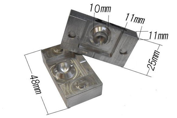 SHAREKI キラキラ クリスタルボール ラインストーン エポキシ樹脂粘土 金型 ボール型 10mm 1枚目の画像