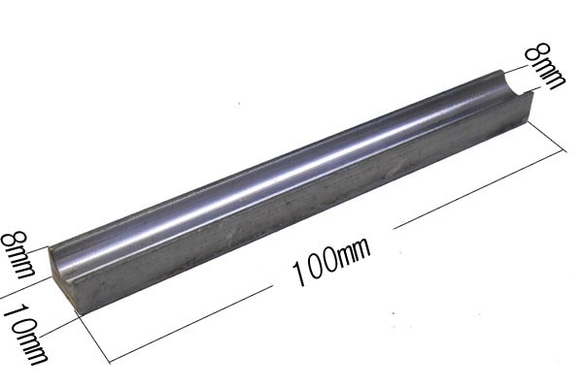 SHAREKI キラキラ クリスタルボール ラインストーン エポキシ樹脂粘土 金型 ハーフパイプ型 8mm 1枚目の画像