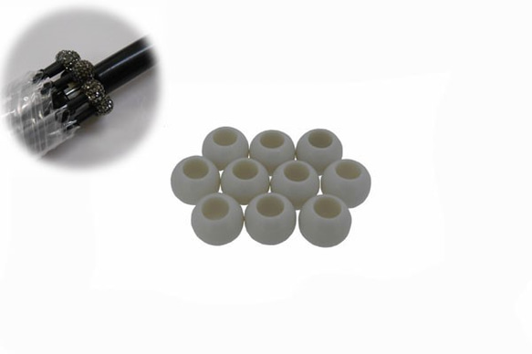 SHAREKI キラキラ クリスタルボール ラインストーン エポキシ樹脂粘土 傘用 芯材 プラスチックボール gt-40 1枚目の画像