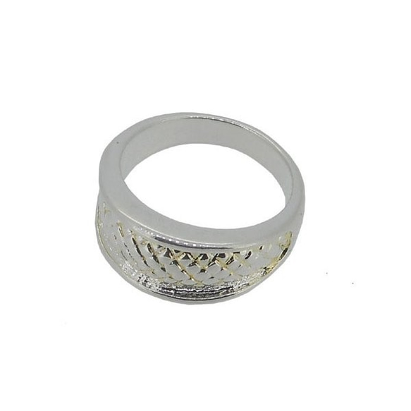 SHAREKI　エポキシ樹脂粘土 オリジナル アクセサリーパーツ 指輪 （リング） 約7号 1枚目の画像