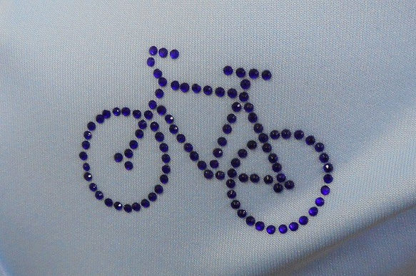 Shareki ホットフィックス キラキラ ラインストーン アイロン付着 ホットフィックスデコシート 自転車 5枚目の画像