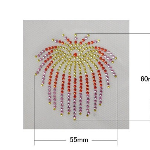 Shareki ホットフィックス キラキラ ラインストーン アイロン付着