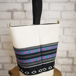 帆布桶包/桶包（nativeborderblue） 第6張的照片