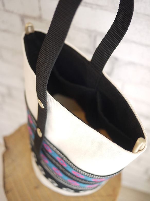 帆布桶包/桶包（nativeborderblue） 第7張的照片