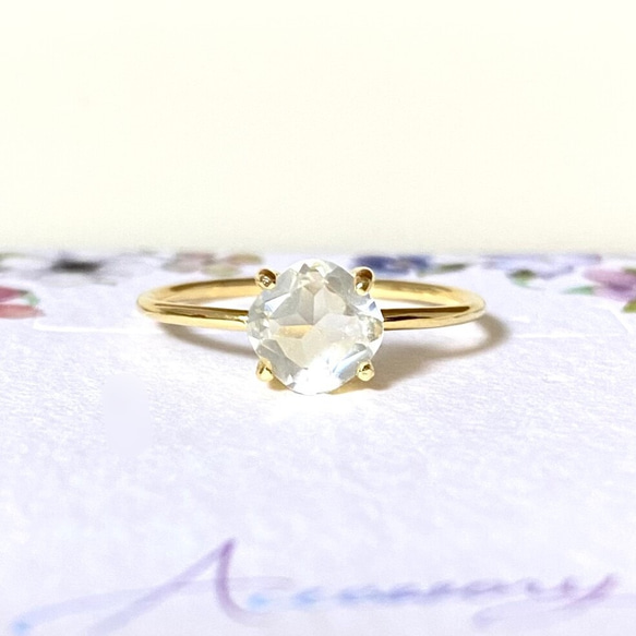 silver925 ゴールデンラブラドライト4.8ct　スクエアファセットカット 再販4 稀少石 宝石質ゴールデンラブラドライトAAA(オーソ