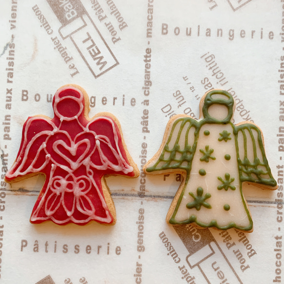 卵乳製品不使用】オーナメントクッキー 天使 クッキー ひかり洋菓子店