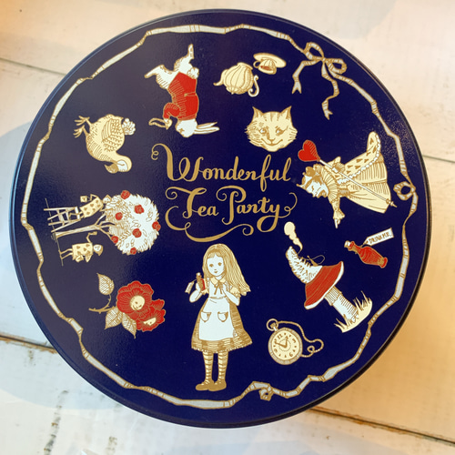 卵乳製品不使用】アリスのティーパーティー缶 スイーツ・お菓子・パン