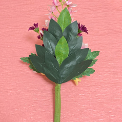 本格的仏花（シンピジューム　ピンク）　アーティフィシャルフラワーでコロナ禍だからこその思いを届ける仏花。 4枚目の画像