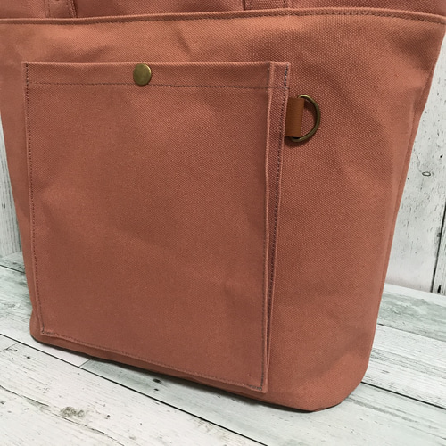 倉敷帆布 ハンドメイド 楕円形トートバッグ トートバッグ HUB
