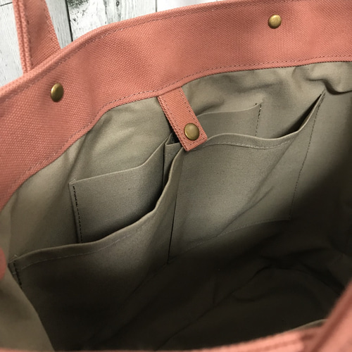 倉敷帆布 ハンドメイド 楕円形トートバッグ トートバッグ HUB