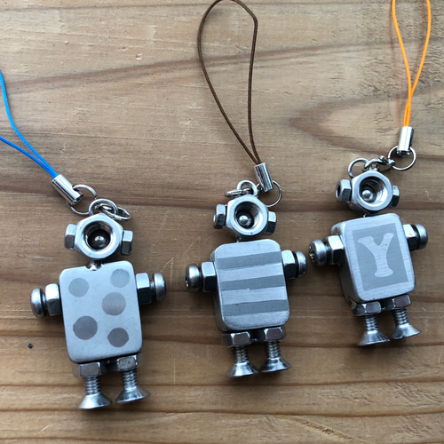 溶接職人が作る オーダーストラップ、キーフォルダー （ロボット