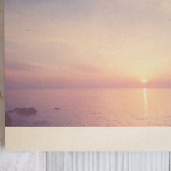 [再販] 壁であそぼう/海 空 夕日 写真 アートパネル 2枚目の画像