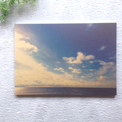 壁であそぼう A4サイズ ＊ Blue sky ＊ 北海道のたび ♪ 送料無料 1枚目の画像
