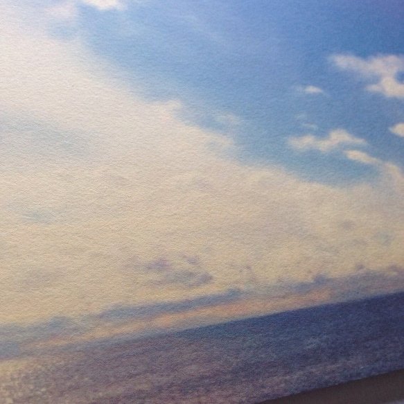 壁であそぼう A4サイズ ＊ Blue sky ＊ 北海道のたび ♪ 送料無料 2枚目の画像