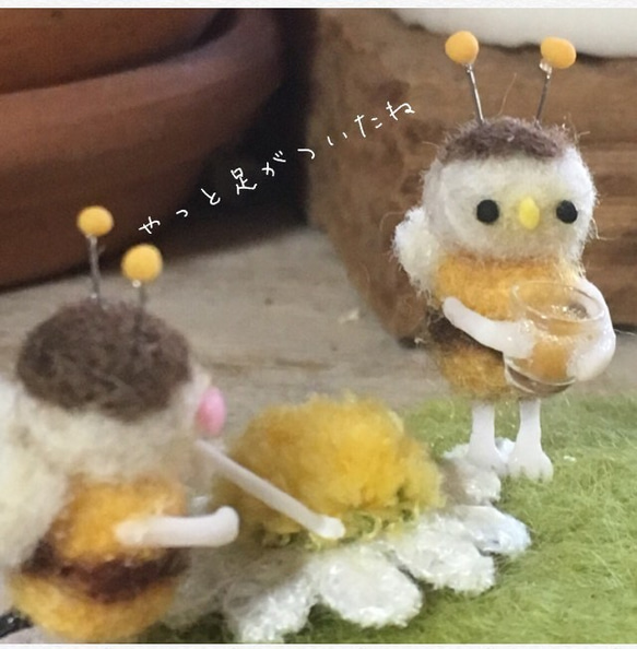 【受注製作】ミツバチ鳥さん 3枚目の画像