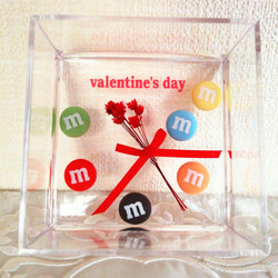バレンタインギフト　マーブルチョコレートプレート 1枚目の画像