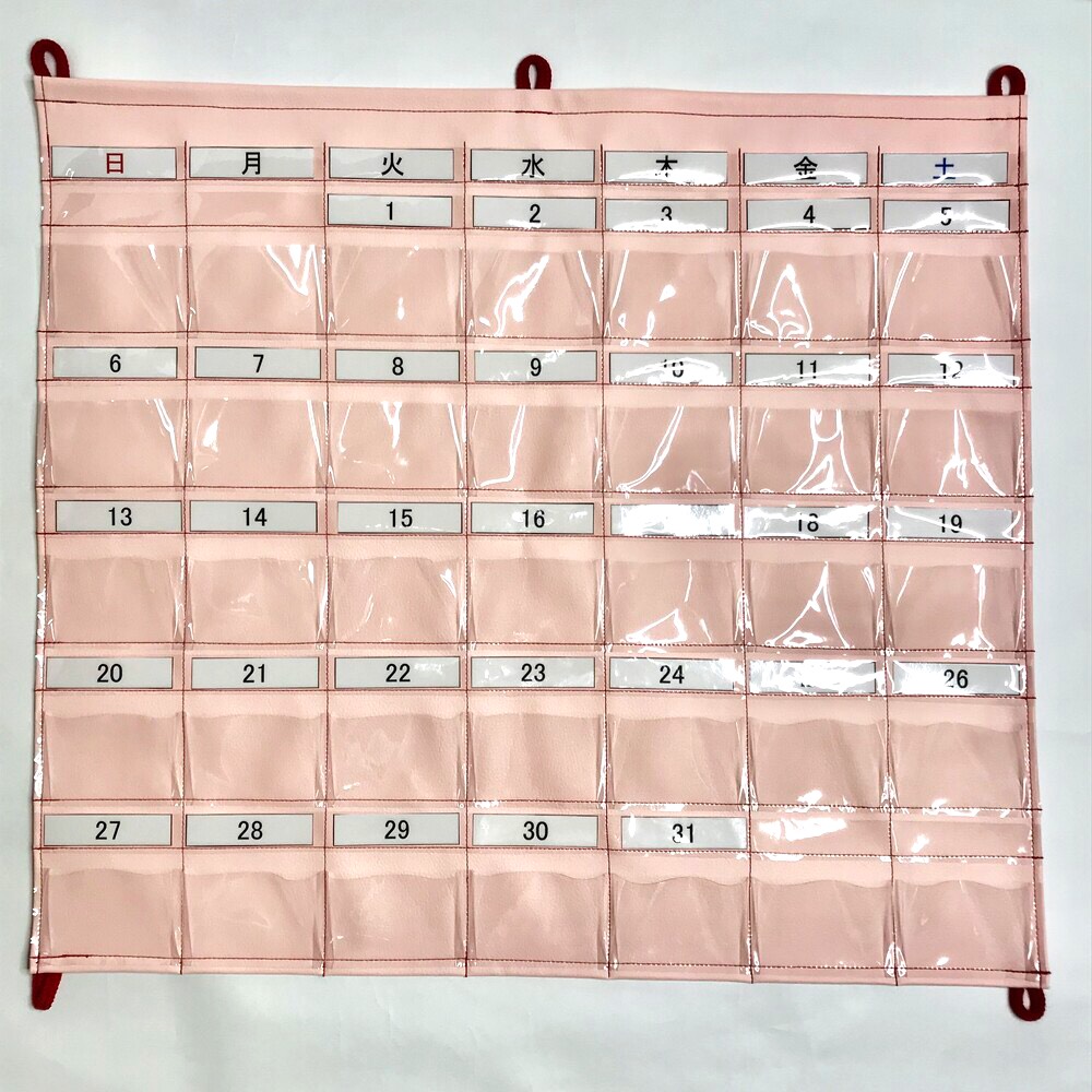 一目でわかる　お薬投薬カレンダー　1ヶ月用　知育カード　学習教材