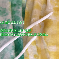 【翌日発送／送料無料】少し小さめサイズ　ポケット付き立体マスク　抗菌防臭加工　2枚セット　おまけつき 6枚目の画像