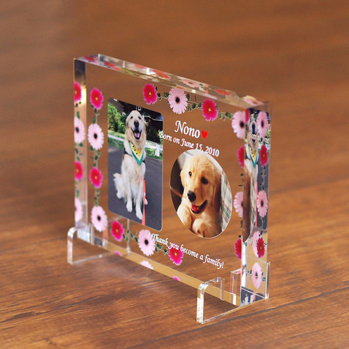 愛犬・愛猫 オーダーメイドのアクリル製メモリアルモニュメント