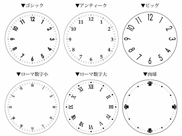 オーダーメイドペット時計 大きな木製壁掛け時計  ペットメモリアルグッズ 4枚目の画像