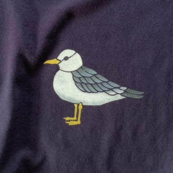Creema限定　夏の福袋　型染めTシャツ　選べる2枚セット　鳥モチーフ 9枚目の画像