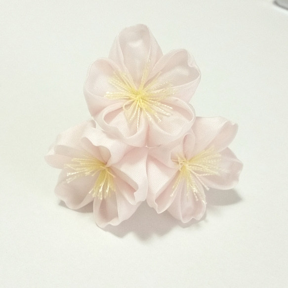 桜のつまみ細工　Uピンセット 2枚目の画像