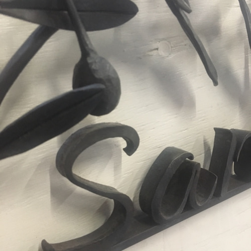 アイアン　表札　オーダー アイアン表札NP-N02 ロートアイアンなら株式会社Kenner ＜ケンナー＞