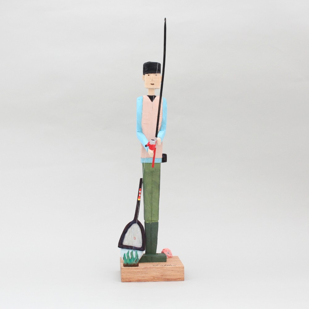 まっすぐな人(釣り人B)