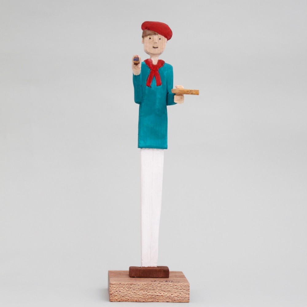 まっすぐな人(画家D)