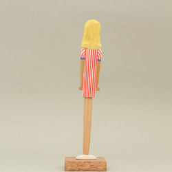 木彫まっすぐな人(女性Ｇ) 5枚目の画像